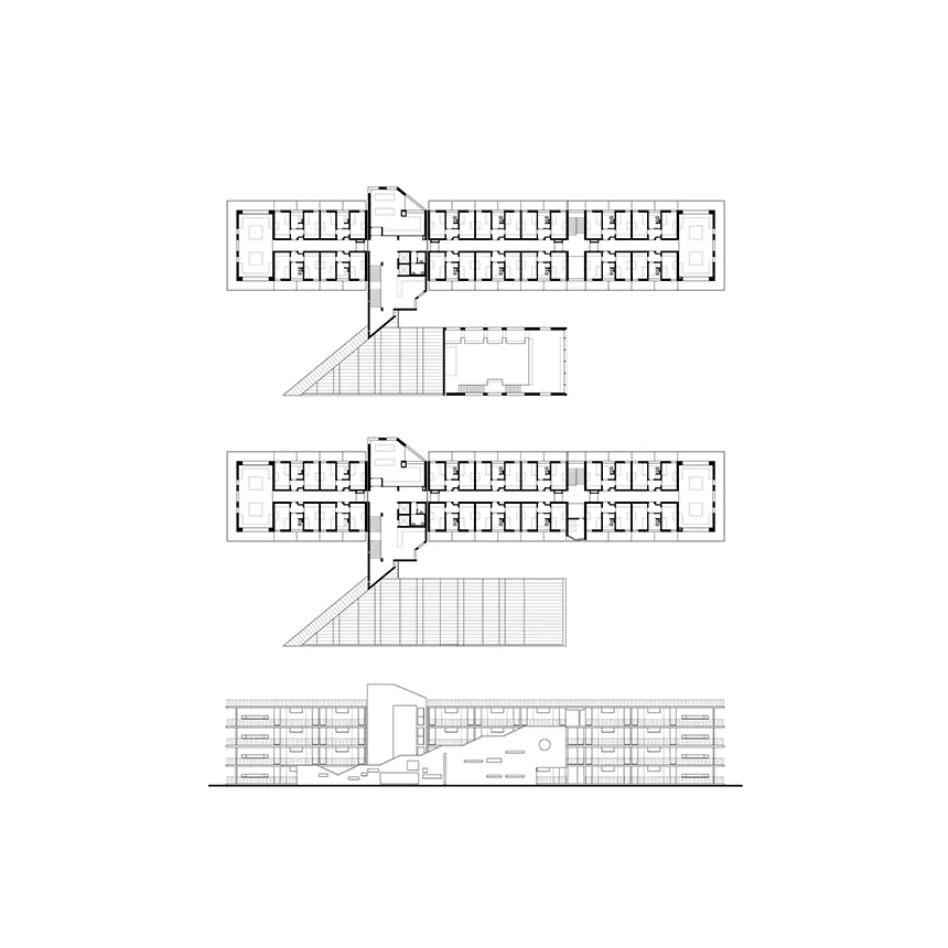 disegno tecnico residenze san pancrazio
